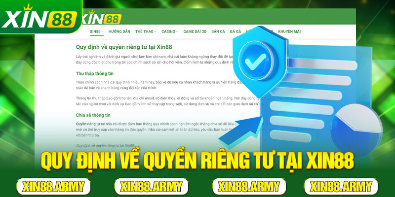 Quy định về quyền riêng tư tại Xin88